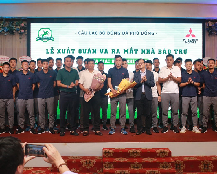 MITSUBISHI MOTORS VIỆT NAM TIẾP TỤC BẢO TRỢ MÙA 4 VÀ KỲ VỌNG PHÙ ĐỔNG FC THĂNG HẠNG